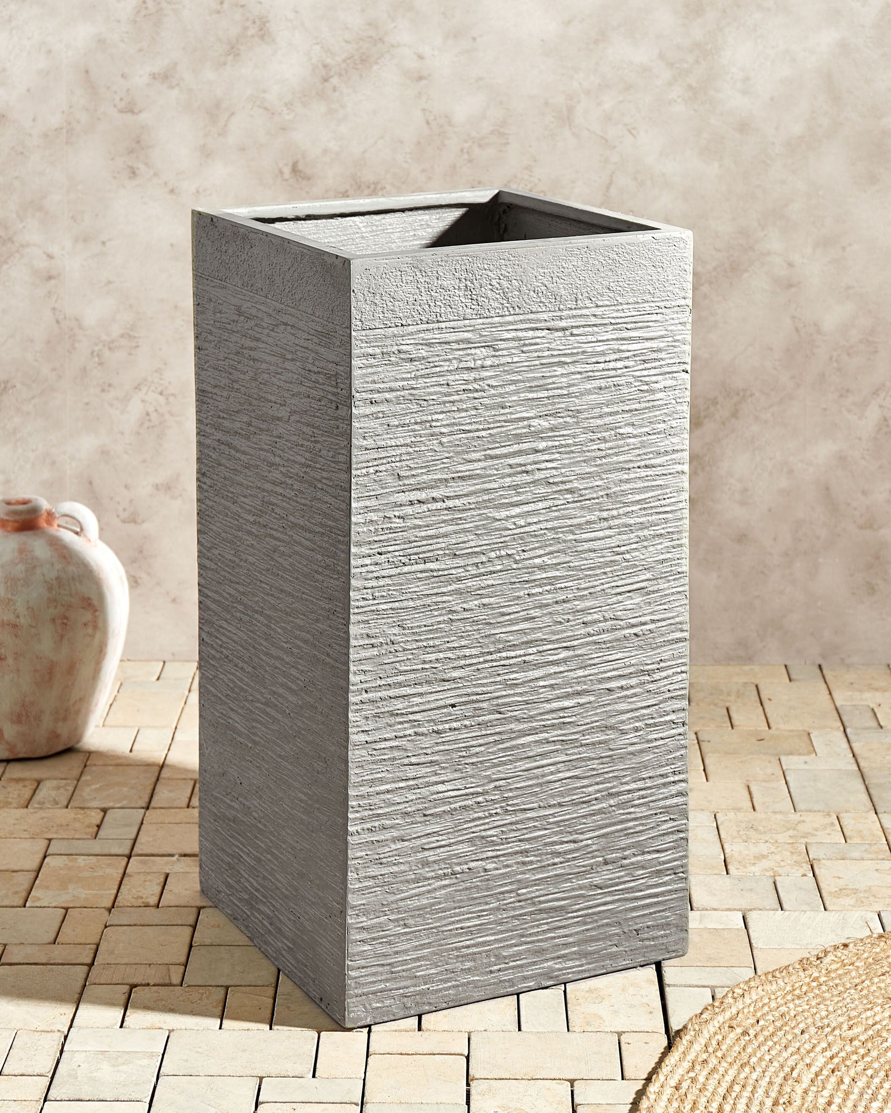 MEROVEE Blumenkübel Keramik Azurblau XL