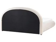 Ottoman Bed GRASSE Fabric Light Beige 180 x 200 cm (EU Super King)_1056363