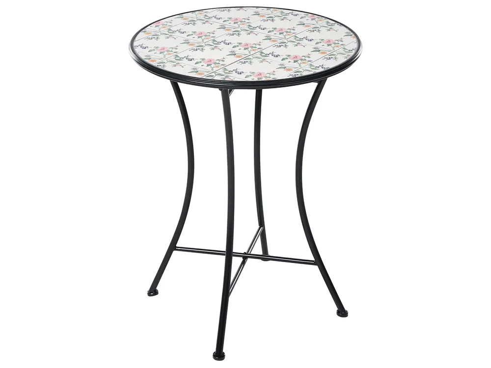 Stolik bistro COLLIO 60 cm 60 cm Metal Czarny_1066052
