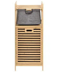 Tilt-Out Laundry Cabinet CUTERVO 40 cm Bamboo Light Brown_1135803