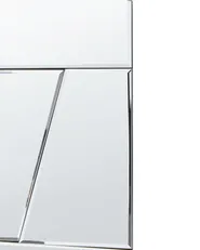 Lustro ścienne ANCEMONT 80 cm 80 cm Srebrny_953315