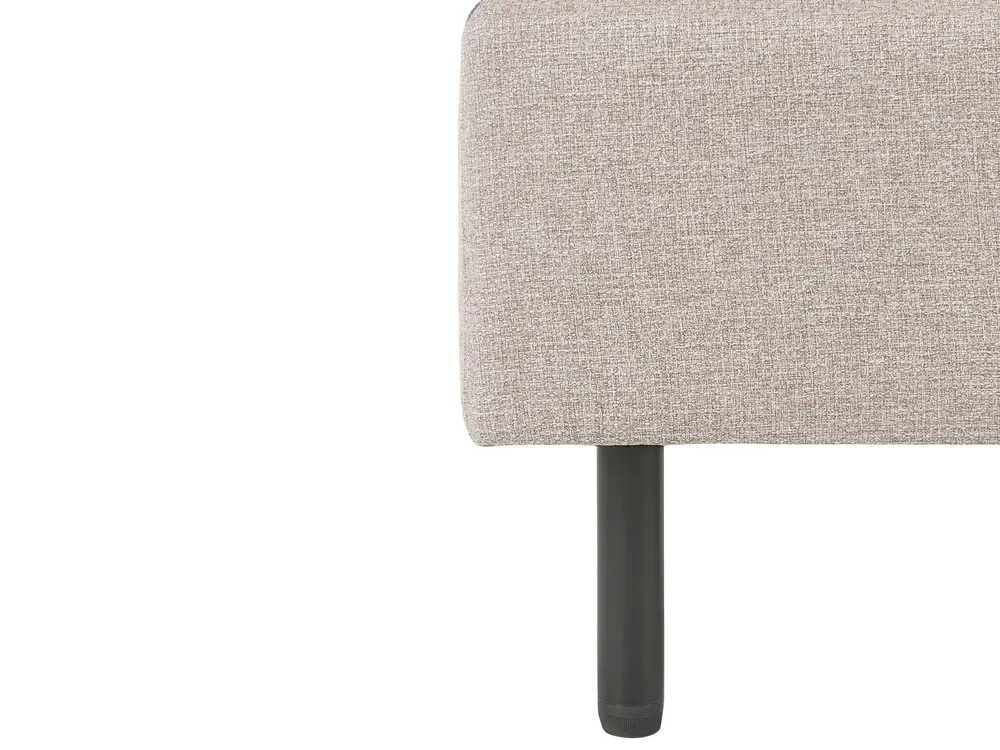 Modular Sofa 2 Seater EGERIS Fabric Beige_1067349