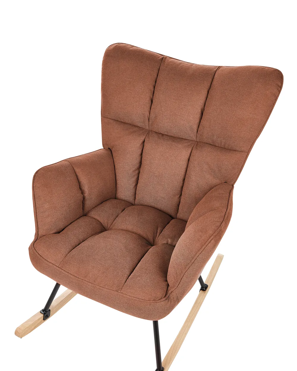 Rocking Chair OULU Fabric Brown_914736
