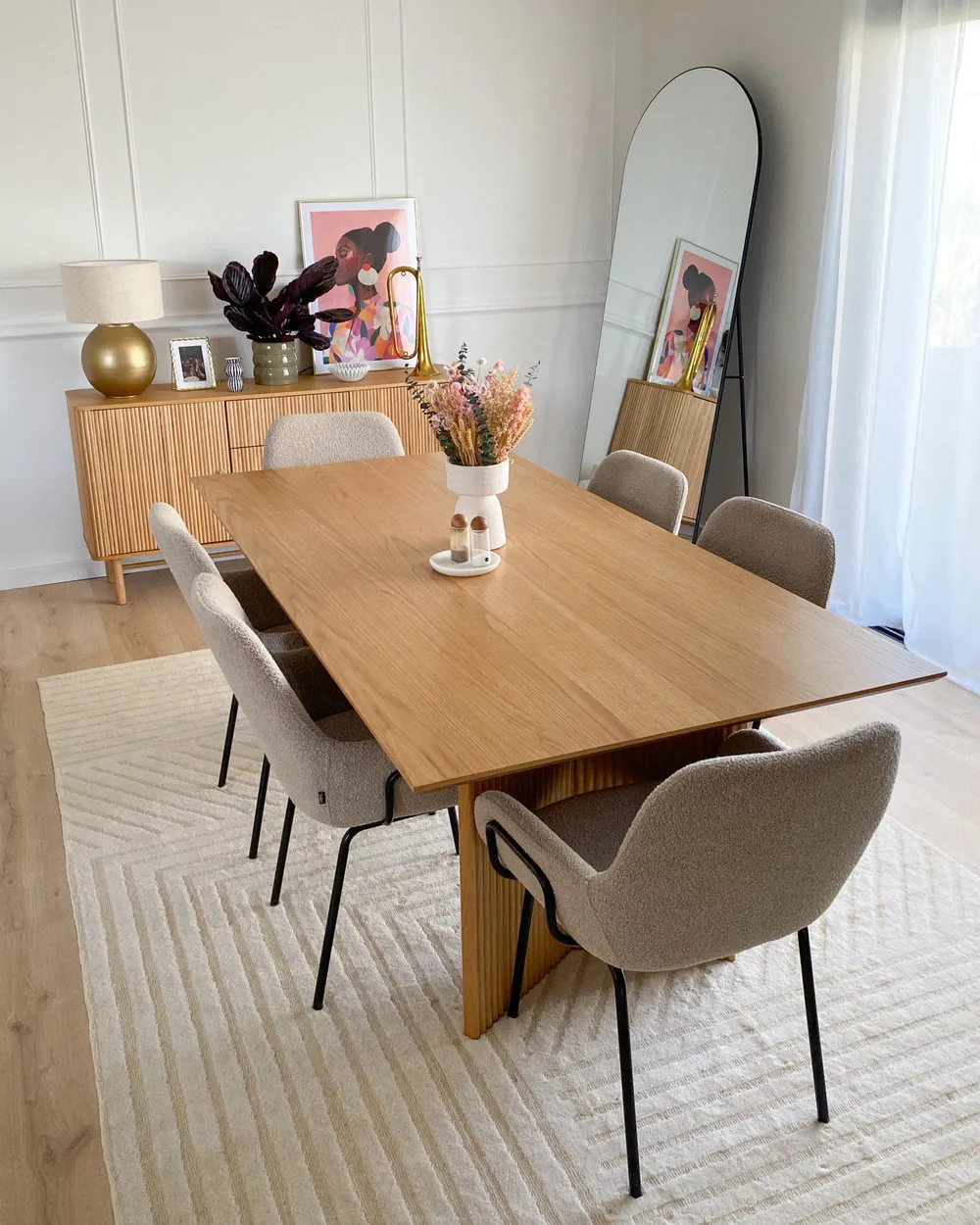 Rug ABEGUM Beige 200 x 300 cm Wool_1001457