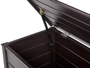 Storage Box CAMPALTO 113 cm 50 cm Metal Dark Brown_937911