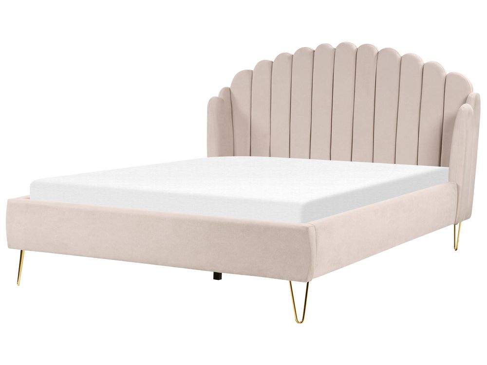 Bed Fabric AMBILLOU 180 x 200 cm (EU Super King) Light Beige