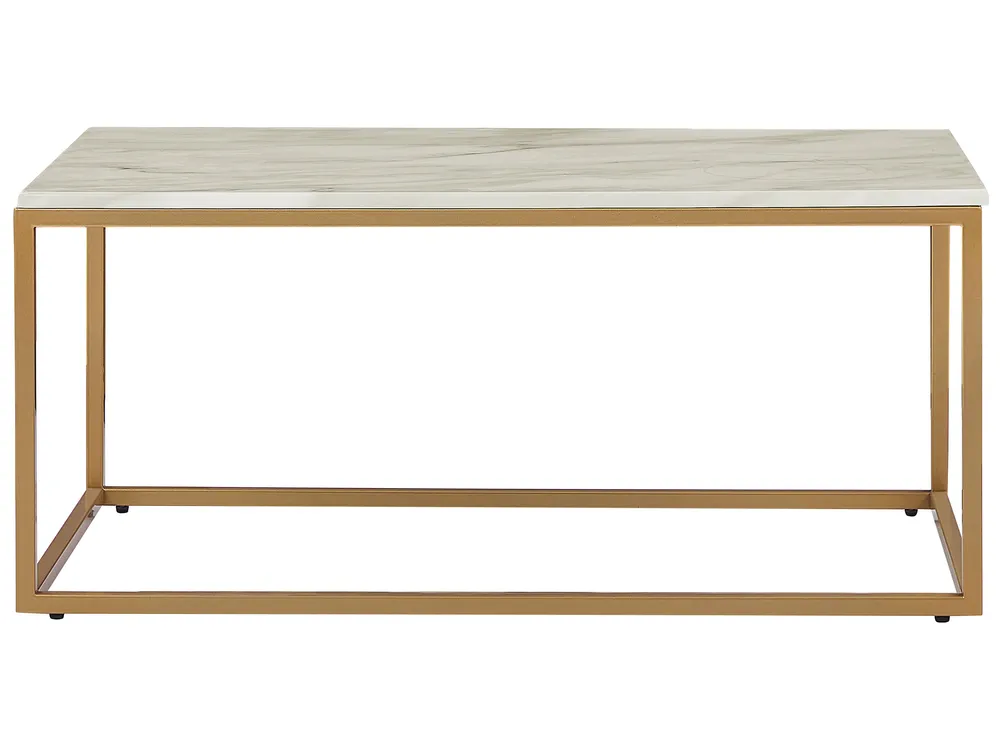 Coffee Table DELANO Marble/ Gold_705789
