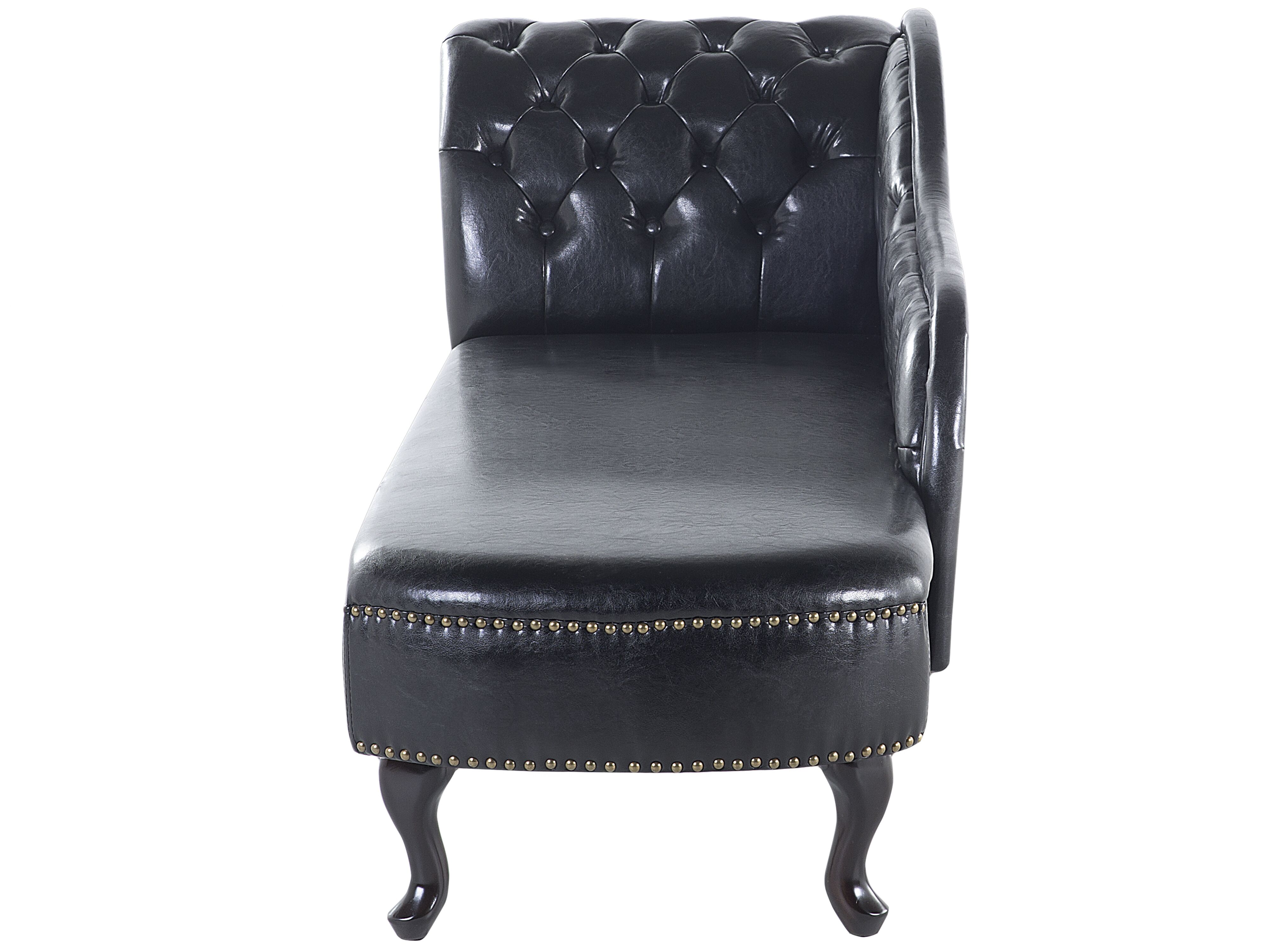 Poltrona Massaggiante Chaise Longue Stile Chesterfield Velluto
