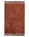 Kids Rug LAZA Brown 140 x 200 cm Cotton