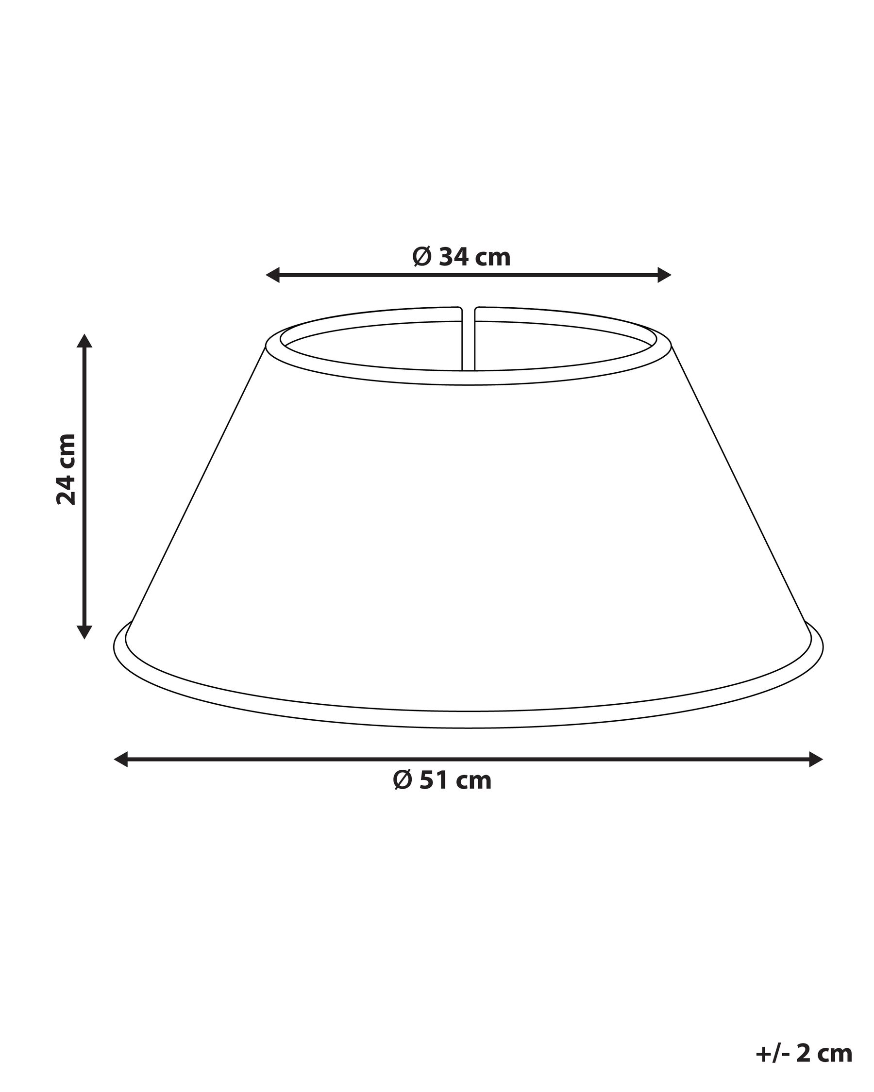 Osłonka pod choinkę HIVER 51 cm Trawa morska Naturalny_1011203