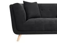 Sofa dla 2 osób HABO Czarny_1085452