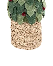 Zestaw 2 figurek dekoracyjnych SIMONIEMI 55/75 cm Choinka Zielony_1156678