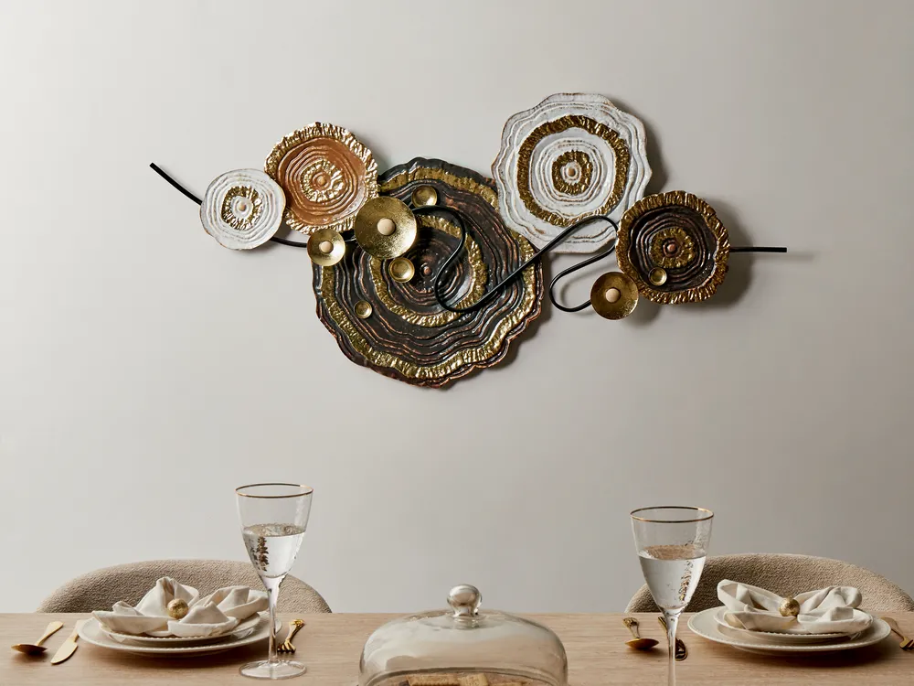 Dekoracja ścienna IRIDIUM Metal 55 cm Kolorowy