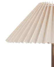 Table Lamp BALUARTE Faux Linen Beige_906167