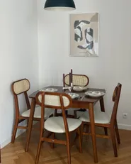 Extending Dining Table TOMS Dark Brown 100/130 cm 80 cm_1170382