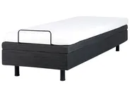 Verstellbares Bett ohne Kopfteil Stoff DUKE 80 x 200 cm Dunkelgrau_951787