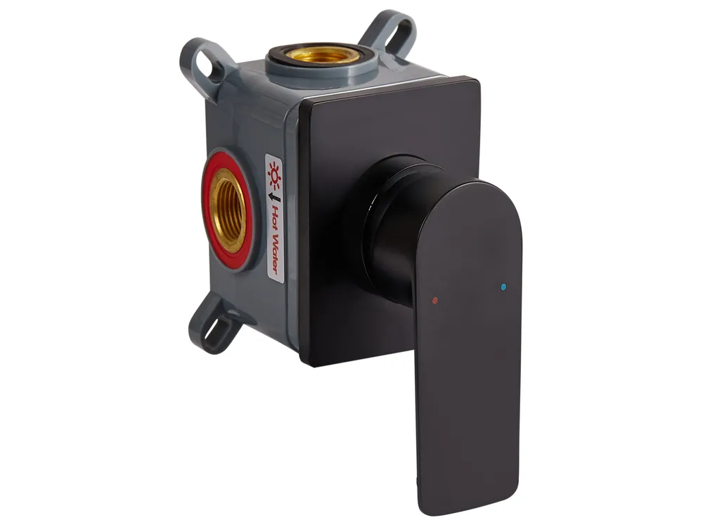 rubinetto miscelatore da parete per lavabo APONWAO Ottone Nero_986789