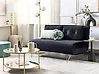 Sofá cama 2 plazas VESTFOLD Terciopelo Negro