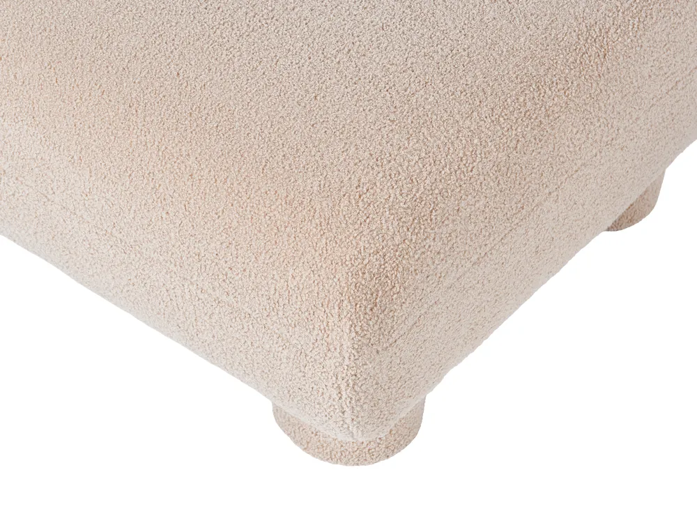 Set da salotto modulare 4 posti MJALBI Bouclé Beige_1075304