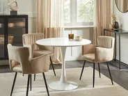 Dining Table BOCA White 90 cm 90 cm_858446
