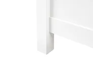 Bett mit Lattenrost Holz CHAMPAGNAT 140 x 200 cm Weiß_960204