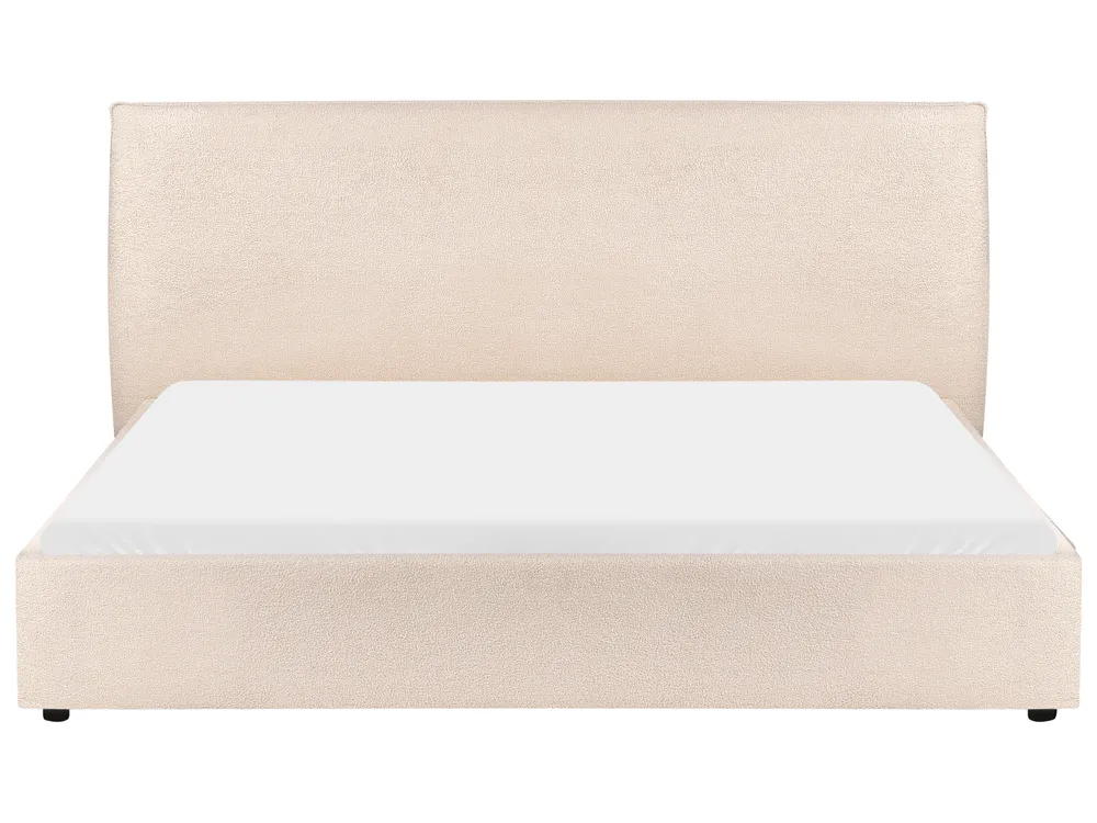 Waterbed Boucle LAVAUR 180 x 200 cm (EU Super King) Beige_985872