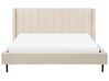 Boucle EU Super King Size Bed Beige VILLETTE_882693