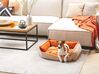 Obojstranná posteľ pre psa 70 x 60 cm oranžová/béžová IZMIR_826580