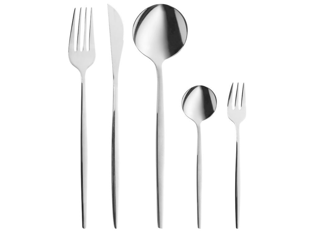 30 Piece Cutlery Set RIGATONI Silver