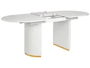 Stół do jadalni rozkładany DULVERTON Biały 160/200 cm 90 cm_1005688