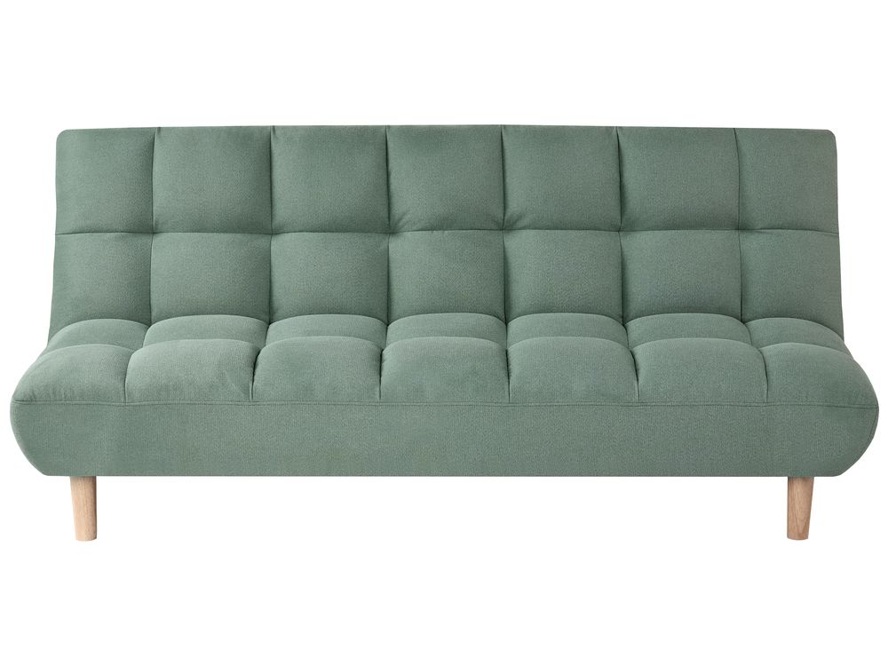 Schlafsofa 2-Sitzer RISOR Stoff Hellgrün