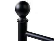 Łóżko Metal LYRA 120 x 200 cm Czarny_1026493