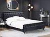 Bed Velvet AVALLON 160 x 200 cm (EU King Size) Black