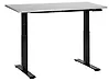 Biurko regulowane elektrycznie DESTINES 120 cm x 72 cm Szary/ czarny