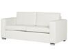 3 Seater Leather Sofa White HELSINKI_813052