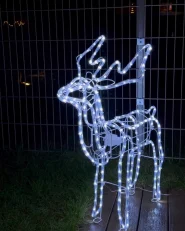 Outdoor Decoration LED INNNES 94 cm Reindeer White_1041854