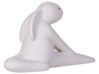 Conjunto de 3 figuras decorativas em forma de coelho cerâmica branca BREST_798713