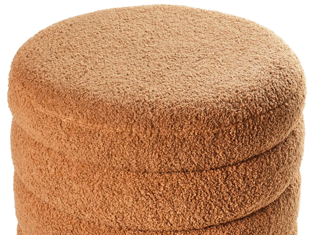 Puf CHILLY Boucle Złoty brąz_961885