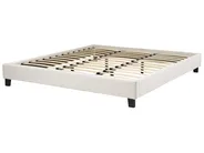 Bed without Headboard Boucle ROANNE 180 x 200 cm (EU Super King) Light Beige_903098
