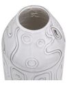 Stoneware Flower Vase 22 cm Grey ALALIA_810650