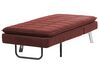 Chaise longue regolabile tessuto rosso LOIRET_927393