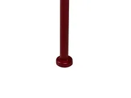Garden Bench CAVINIA 125 cm Metal Burgundy_1016304
