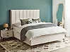 3 Piece Bedroom Set Boucle Off-White SEZANNE Various Sizes