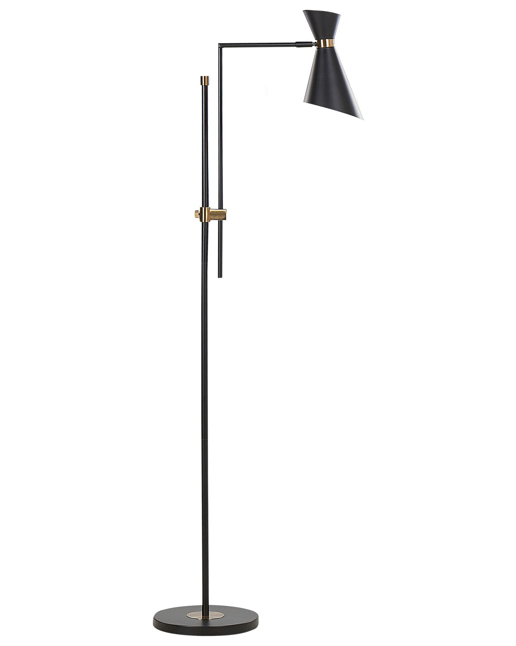 Stehlampe Metall schwarz 155-180 cm MELAWI_879672