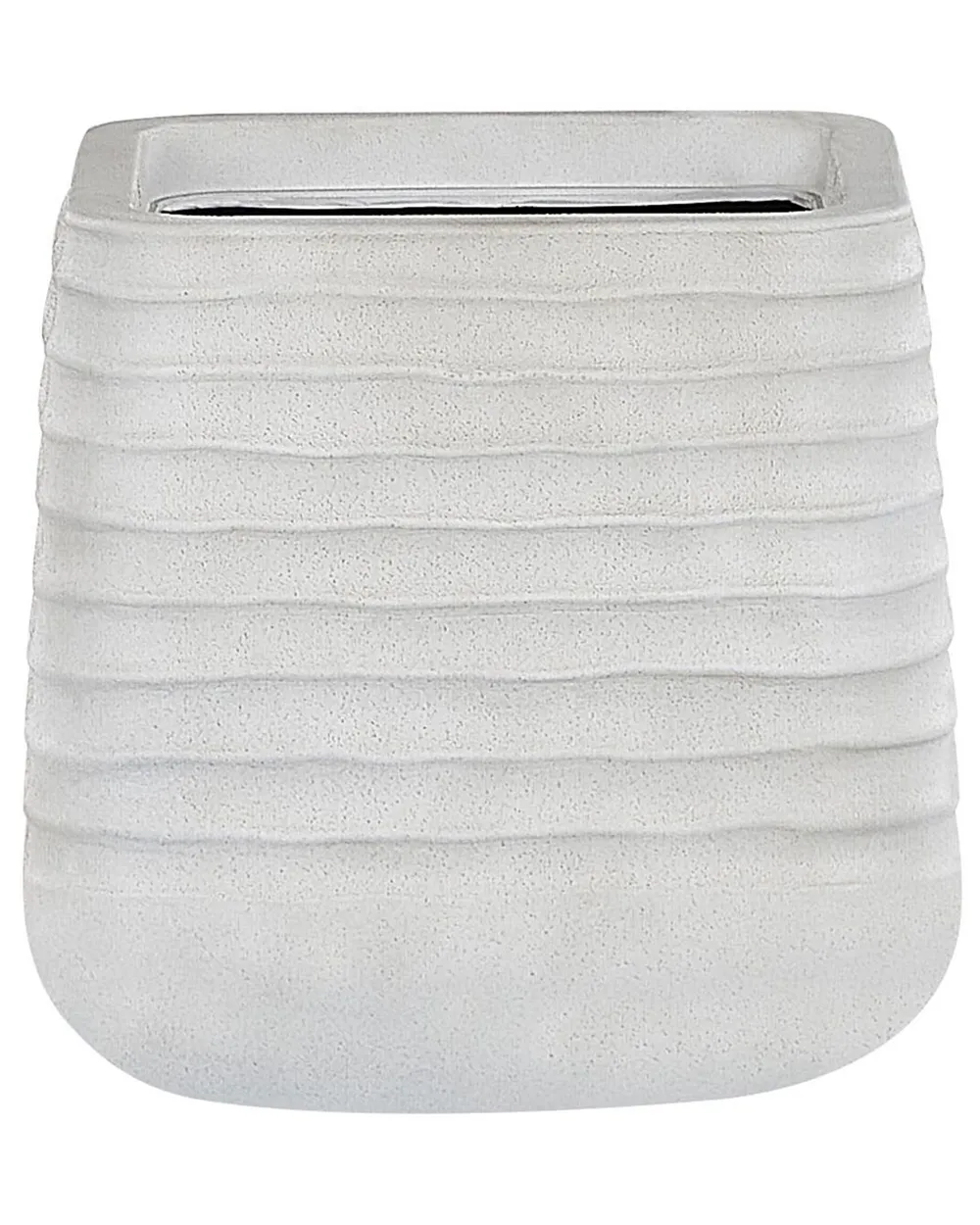 Vaso di Fiori Plastica su Gambe 28.5 x 29.8 cm Bianco Tondo Vaso di Fiori Plastica su Gambe 28.5 x 29.8 cm Bianco Tondo