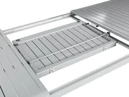 Set da pranzo da giardino 8 posti PERETA Metallo Grigio_891324