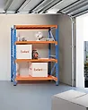 Garage Shelving FIUGGI 150 cm 200 cm Metal Orange