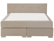 Boxspringbett Samtstoff CONSUL 160 x 200 cm Hellbeige_736357