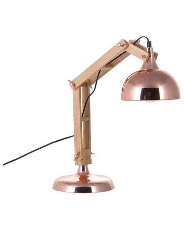 Schreibtischlampe kupfer 53 cm Glockenform SALADO