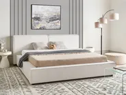 Waterbed Fabric LINARDS 180 x 200 cm (EU Super King) Off-White_980654